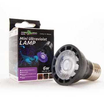 PTI MINI E27 6W UV LJUBIČASTA LED ŽARULJICA ZA NOĆNO SVJETLO ZA TERARIJ SA ŠKORPIONIMA