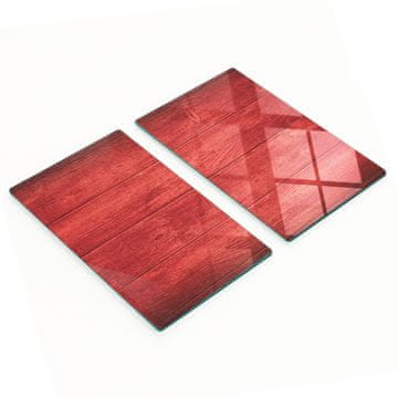 Staklene dekorativne ploče za posluživanje grickalica od drva, 2x30x52 cm