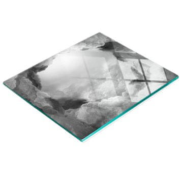 tulup.cz Dekorativna staklena daska za rezanje u kuhinji Fraktalni oblaci 60x52 cm