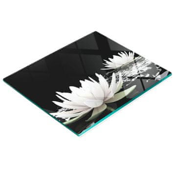 tulup.cz Izdržljiva i elegantna staklena kuhinjska ploča s uzorkom lopoča 60x52 cm
