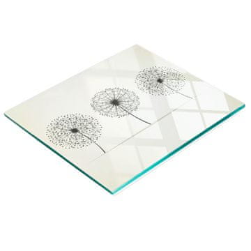 tulup.cz Kaljena višenamjenska ukrasna staklena ploča Maslačak 60x52 cm