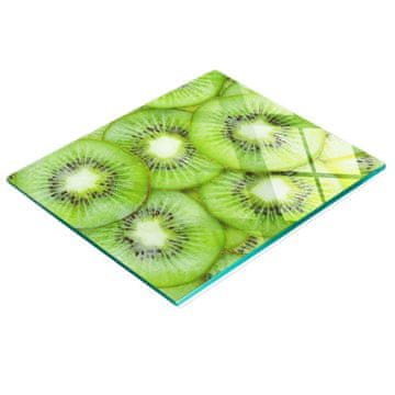 tulup.cz Kuhinjska višenamjenska ukrasna ploča od kaljenog stakla Kiwi 60x52 cm