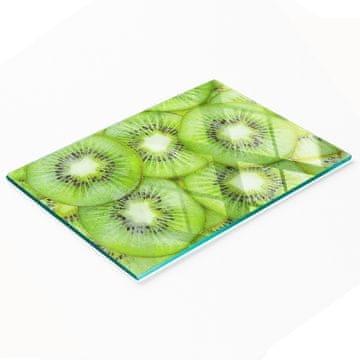tulup.cz Kuhinjska višenamjenska ukrasna ploča od kaljenog stakla Kiwi 80x52 cm