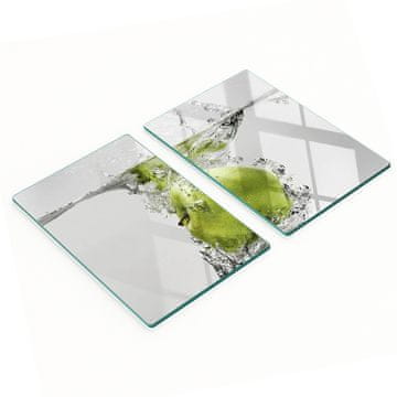 Staklene kuhinjske daske za rezanje s grafikom jabuka pod vodom 2x40x52 cm