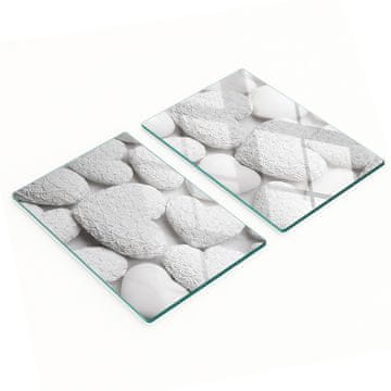 tulup.cz Dekorativne staklene daske za rezanje za kuhinju s grafikom srca 2x40x52 cm