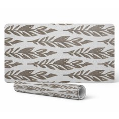 Vinilna podloga za stol s modernim otiskom listova u redovima 90x45 cm
