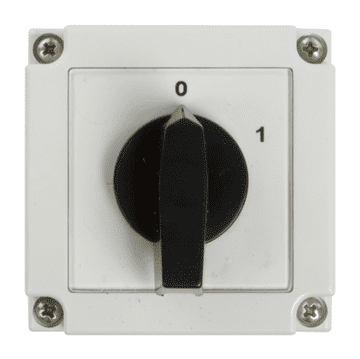 Grebenasti prekidač 0-1 3P 10A u IP55 kućištu 4G10-10-PK R014 63-840306-011