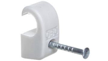 OBO BETTERMANN Držač kabela 7-12 mm s čavlom 2x25 mm 2026 25 LGR 2228726 /100 kom/