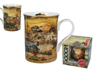 Carmani KLASIČNA NOVA VAN GOGH ŠALICA SLAMENI KROVOVI PORCULAN KAVA