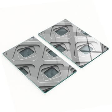 tulup.cz Višenamjenske dekorativne ploče od kaljenog stakla za kuhinju 3D 2x30x52 cm
