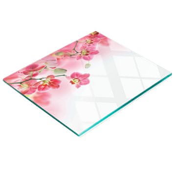 tulup.cz Izdržljiva i elegantna staklena ploča s uzorkom tropskih orhideja 60x52 cm