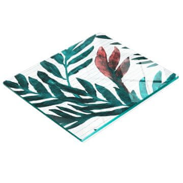 tulup.cz Elegantna i izdržljiva staklena ploča s printom tropskih biljaka 60x52 cm