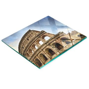 tulup.cz Kuhinjska višenamjenska dekorativna kaljena ploča Colosseum Rim 60x52 cm