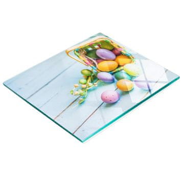 tulup.cz Dekorativna daska za rezanje od kaljenog stakla za uskrsna jaja 60x52 cm
