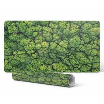 Zaštitna dekorativna podloga za uredski stol šumska mozaika drveta 90x45 cm
