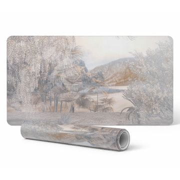 Zaštitna podloga za stol s grafikom pastelnog krajolika prirode 90x45 cm