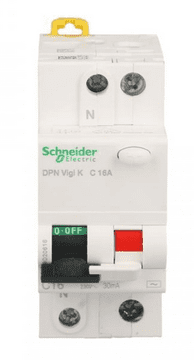 Schneider Diferencijalni prekidač 2P 16A C 0,03A tip AC DPN Vigi K A9D20616