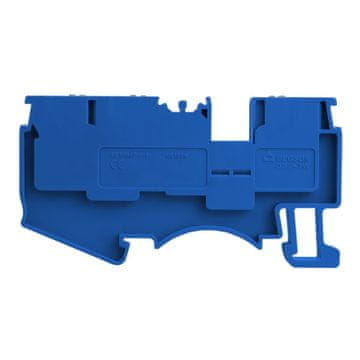 DE Priključni blok sabirnice 4 mm2 1P 3-žilni utični priključak plavi 5682