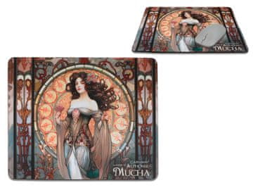 Carmani PODKŁADKA POD MYSZ KOMPUTEROWĄ BIUROWA ALFONS MUCHA SZTUKA MALARSTWO