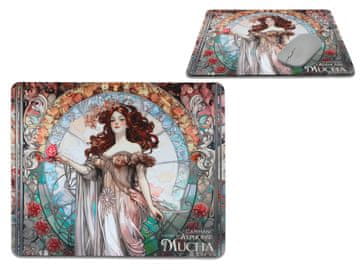 Carmani PODKŁADKA POD MYSZ KOMPUTEROWĄ BIUROWA ALFONS MUCHA SZTUKA MALARSTWO