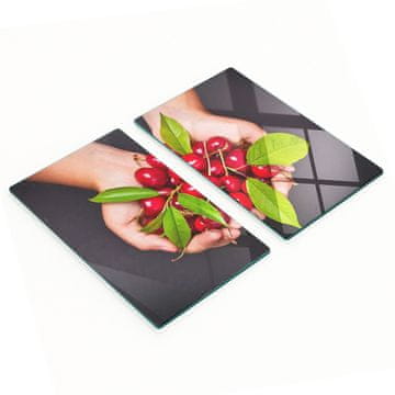 Trajne i elegantne staklene ploče s uzorkom Trešnje u rukama 2x30x52 cm