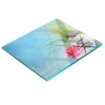 tulup.cz Dekorativna staklena daska za rezanje u kuhinji Spa Water Lily 60x52 cm