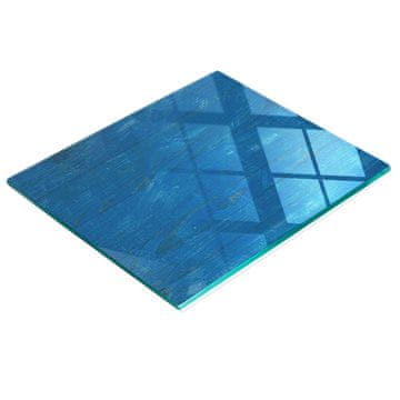tulup.cz Izdržljiva i elegantna staklena kuhinjska ploča s uzorkom drveta 60x52 cm