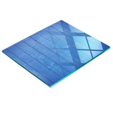 tulup.cz Izdržljiva i elegantna staklena kuhinjska ploča s uzorkom drveta 60x52 cm