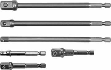 TOYA Yato HEX adapter za nastavke, set od 6 komada 1/4", 3/8", 1/2"