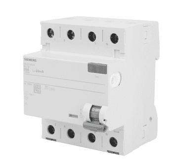 Siemens 4P 25A 0.03A diferencijalni prekidač tip A 30mA 230V SENTRON 5SV3342-6