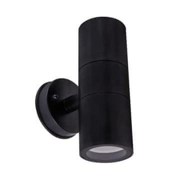 Ideus Vanjska vrtna zidna lampa crna IP54 2x7W gordon 2xGU10 03937
