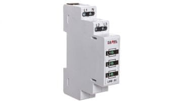 Zamel Modularna svjetiljka trofazna zelena 230V/400V 3xLED LKM-01-20 EXT10000037