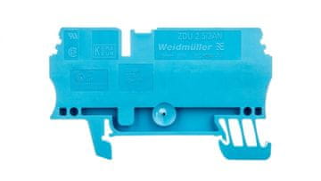 DM 3-žilni konektor za šinu 2,5 mm2 plavi Ex ZDU 2,5/3AN BL 1608550000
