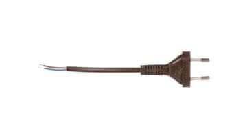Zamel Priključni kabel bez prekidača 190 cm smeđi SP-190/2X0.5/-BRA YNS10000434