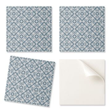 COLORAY Vinilne samoljepljive pločice s ornamentima i cvjetovima 9x30x30 cm
