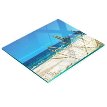 tulup.cz Kuhinjska višenamjenska dekorativna staklena ploča Morska trava 60x52 cm