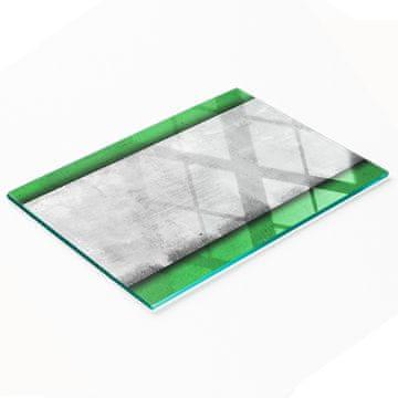 tulup.cz Višenamjenska dekorativna staklena kuhinjska ploča Zeleni zid 80x52 cm