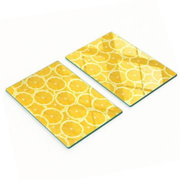 tulup.cz Elegantne i izdržljive staklene ploče s otisnutim kriškama limuna 2x40x52 cm