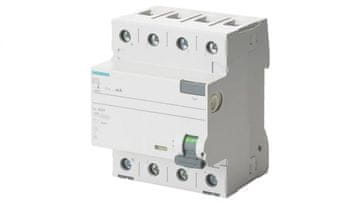 Siemens Sentron 4P 40A 30mA diferencijalni prekidač tip A N-polni lijevi 5SV3344-6KL