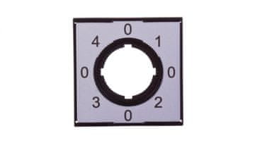 EATON Aluminijska kvadratna pločica s opisom 0-1-0-2-0-3-0-4 M22-XCK2 279435