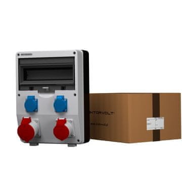 DOK RAZVODNA PLOČA ZGRADE ELEKTRIČNE UTIČNICE 32A 16A 2X230V SCHUKO ECO