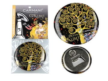 Carmani OTVARAČ ZA BOCE S MAGNETOM GUSTAV KLIMT DRVO ŽIVOTA POKLON ZA DOM