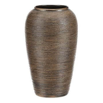 Autronic Keramička vaza Ceramic vase - rounded, 26 cm, brown (VZ9218)