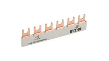 EATON Spojna sabirnica 1P 63A 10mm2 viličasta (6 modula) EVG-1PHAS/6MODUL 215638