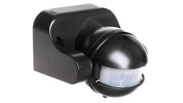 Senzor pokreta 1200W 180 stupnjeva IP44 crni 5-godišnje jamstvo OR-CR-201/B