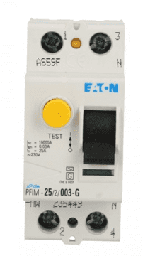 EATON 2P 25A 0.03A diferencijalni prekidač tip AC/G pfim-25/2/003-G-MW 235449