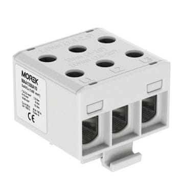 EK STEZALJKA ZA RAZVODNU STEZALJKU STRUJE SABIRNICE 1,5-50MM2 SIVA 3P