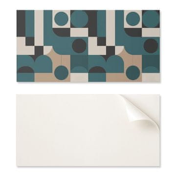 COLORAY Samoljepljive vinilne pločice s printom, apstraktni oblici i forme, 6x60x30 cm