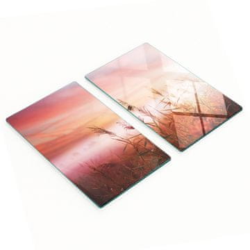 Kuhinjske višenamjenske dekorativne staklene daske jutarnja magla 2x30x52 cm