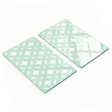tulup.cz Elegantne i izdržljive staklene ploče s otiskom geometrijskih oblika 2x30x52 cm